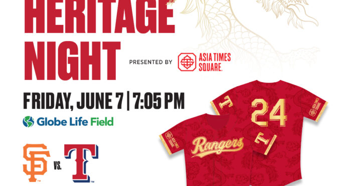 TX Rangers – Asian Heritage Night